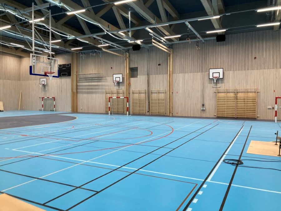 Rosendals multihus rymmer en fullstor sporthall som n´blir hemmaplan för handboll