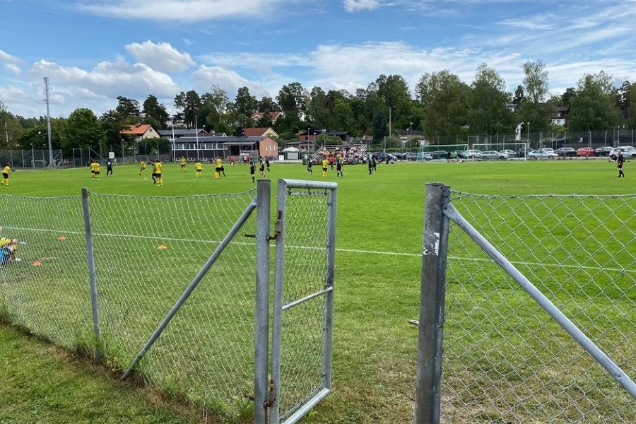 Fotbollsspelare på Sunnersta IP